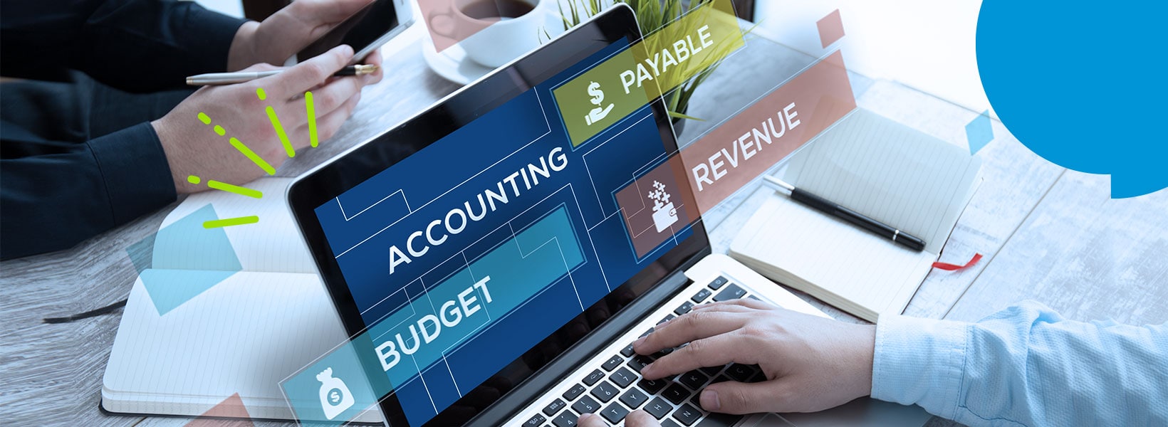 Business meeting and financial planning